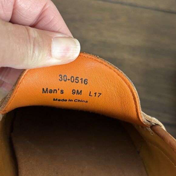 Trask Derek Brown Leather Moccasins Slip On Shoes 30-0516 Men Size 9 M - Picture 7 of 7